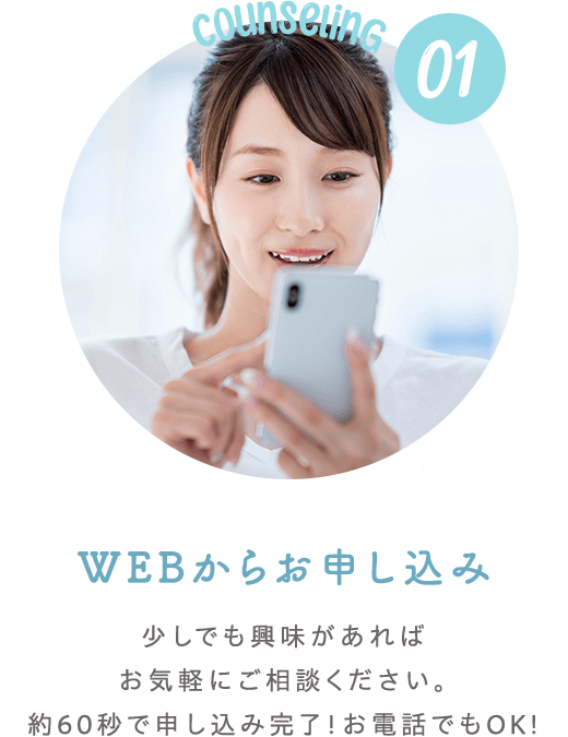 WEBからのお申し込み